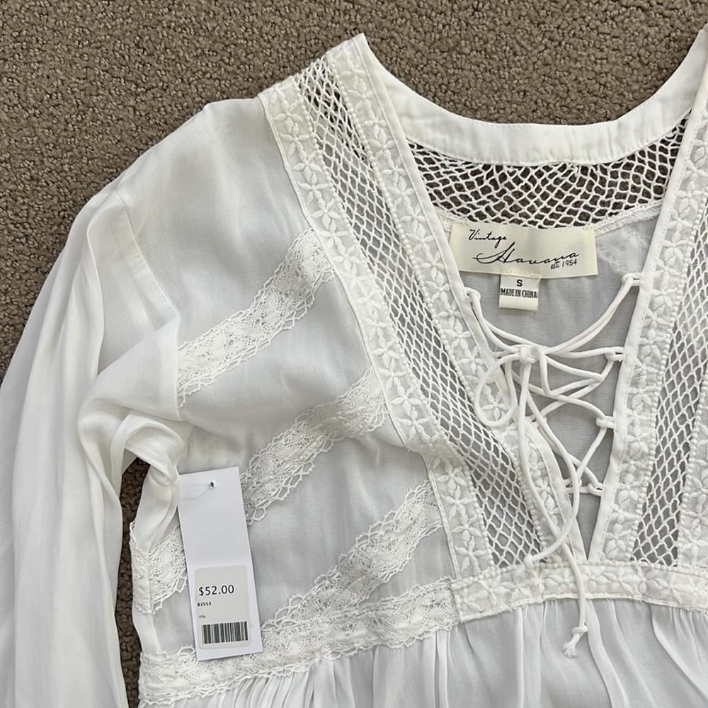 White Peasant Blouse